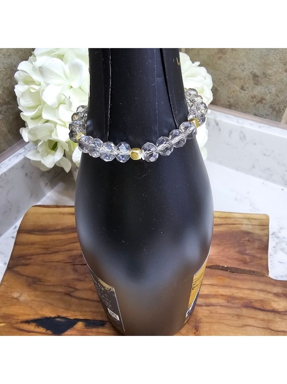 Druzy Dreams Stack Bracelets Set In Green - Picture 6 of 8